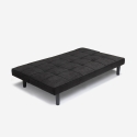 Divano Letto Design in tessuto 2 Posti per casa e ufficio Giada Dark Scelta