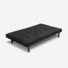 Divano Letto Design in tessuto 2 Posti per casa e ufficio Giada Dark Scelta