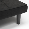 Divano Letto Design in tessuto 2 Posti per casa e ufficio Giada Dark Modello