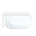 Vasca da bagno freestanding angolo arrotondato resina fiberglass Panarea Acquisto