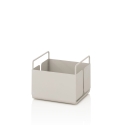Porta oggetti per tavola cucina bagno in metallo bianco Kyo Offerta