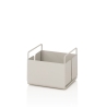 Porta oggetti per tavola cucina bagno in metallo bianco Kyo Offerta