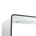 Tavolino in vetro curvato dal design moderno Compass Offerta