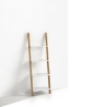 Libreria a scala in legno di bambù con 4 ripiani scaffali Memphis Saldi