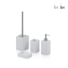 Set accessori da bagno design moderno in resina Dakar Promozione