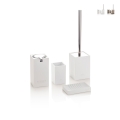 Set accessori bagno moderno in resina e ABS Doha Promozione