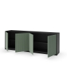 Credenza mobile buffet cucina 4 ante cannettate 238x50x83cm Budapest BF Caratteristiche
