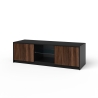 Mobile porta TV moderno con ante frontali cannettate 150x50x45cm Budapest Modello
