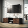 Mobile porta TV moderno con ante frontali cannettate 150x50x45cm Budapest Vendita
