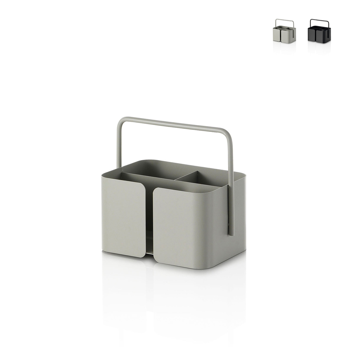 Portaoggetti organizer contenitore in metallo opaco con 3 vani Kogi S Promozione Portaoggetti organizer contenitore in metallo opaco con 3 vani Kogi S Promozione