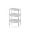 Carrello mobiletto con ruote e 3 ripiani contenitori Lando B Offerta
