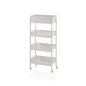 Carrello multifunzione 4 ripiani cassetto contenitore e ruote Lando C Vendita