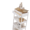 Carrello multifunzione 4 ripiani cassetto contenitore e ruote Lando C Offerta