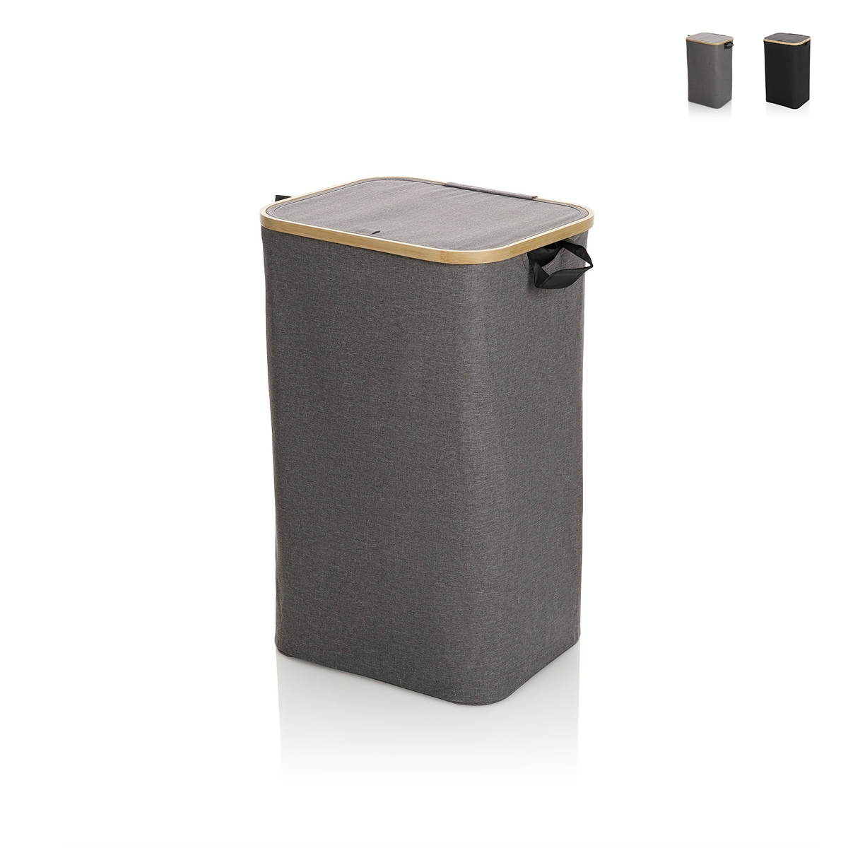 Cesto porta biancheria in legno bamboo e tessuto Mark Catalogo Cesto porta biancheria in legno bamboo e tessuto Mark Catalogo