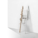 Scala porta asciugamani da bagno in legno design moderno Olaf Vendita