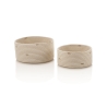 Set 2 cestini portaoggetti in cotone intrecciato Omar Promozione