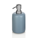 Set accessori da bagno 4 pezzi in ceramica opaca blu Skylar Vendita