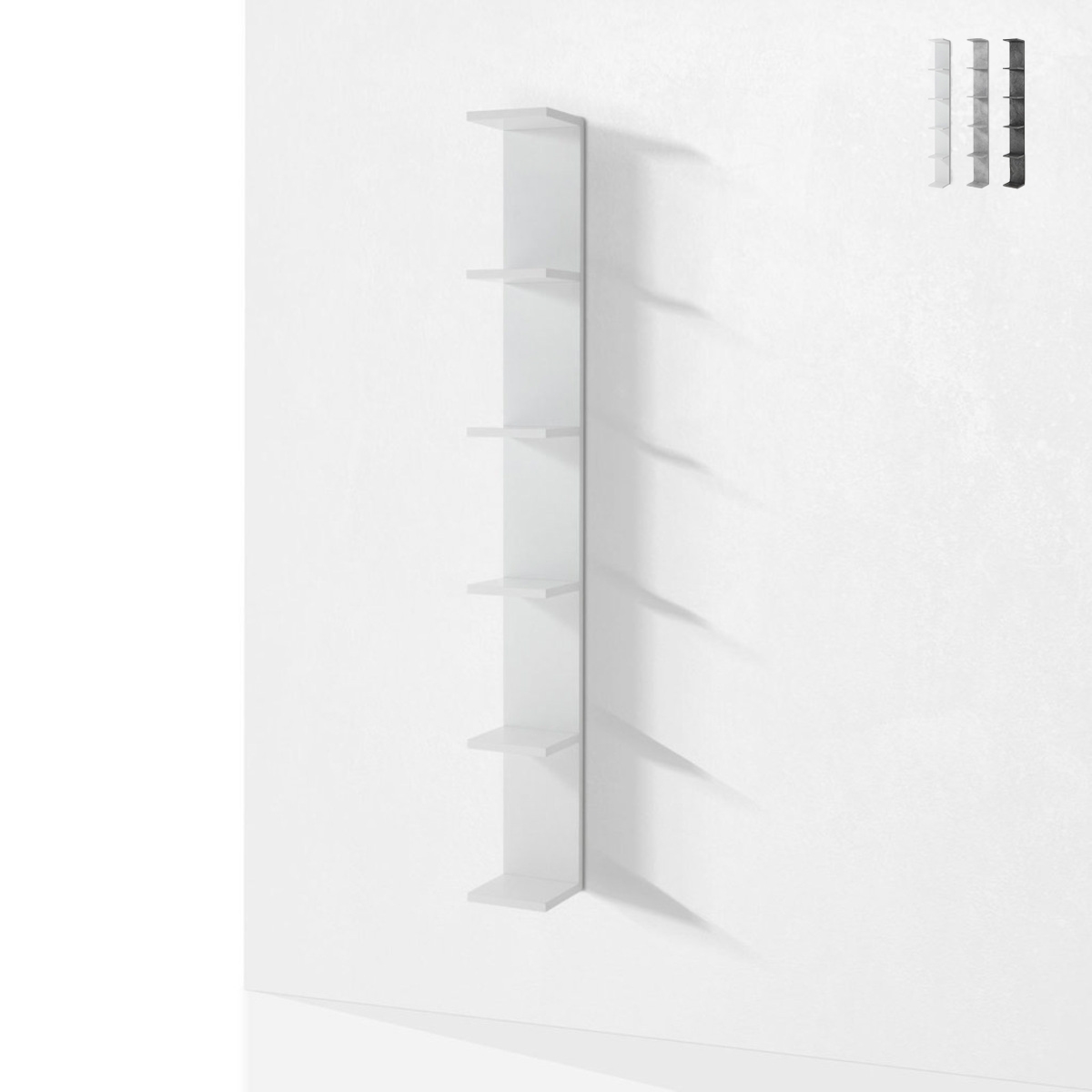Libreria scaffale a giorno 6 ripiani design moderno Soft