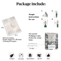 Carta da parati elegante beige per soggiorno moderno Stucco Veneziano Stock