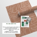 Carta da parati adesiva design geometrico rosa e bianco Graffiti Stock