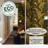 Carta da parati florale oro per bagno camera da letto Foglie di Banano Saldi