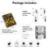 Carta da parati florale oro per bagno camera da letto Foglie di Banano Stock