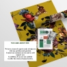 Carta da parati adesiva vintage a fiori per salotto Rinascimento Saldi