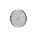 Orologio da parete rotondo 25cm in metallo design moderno Tokei Stock