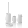 Set da bagno dispenser bicchiere portasapone e portascopino Trendy Catalogo