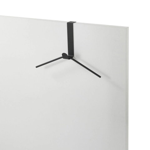 Appendiabiti per porta in metallo nero Trim Promozione