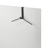 Appendiabiti per porta in metallo nero Trim Promozione