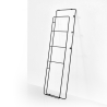 Appendiabiti a scala nero design moderno Ukon Promozione