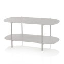 Tavolino da salotto design moderno in metallo con ripiano Vitko Offerta