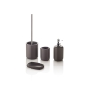Set accessori bagno dispenser bicchiere portasapone portascopino grigio Zara Promozione