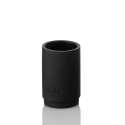 Set da bagno 4 pezzi in resina nero Zima Offerta