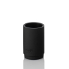 Set da bagno 4 pezzi in resina nero Zima Offerta