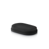 Set da bagno 4 pezzi in resina nero Zima Saldi