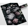 Carta da parati a fiori per camera da letto shabby chic Floreale Scura Sconti