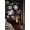 Carta da parati a fiori per camera da letto shabby chic Floreale Scura Catalogo