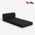 Poltrona letto pieghevole salvaspazio 2in1 in tessuto Betty Promozione