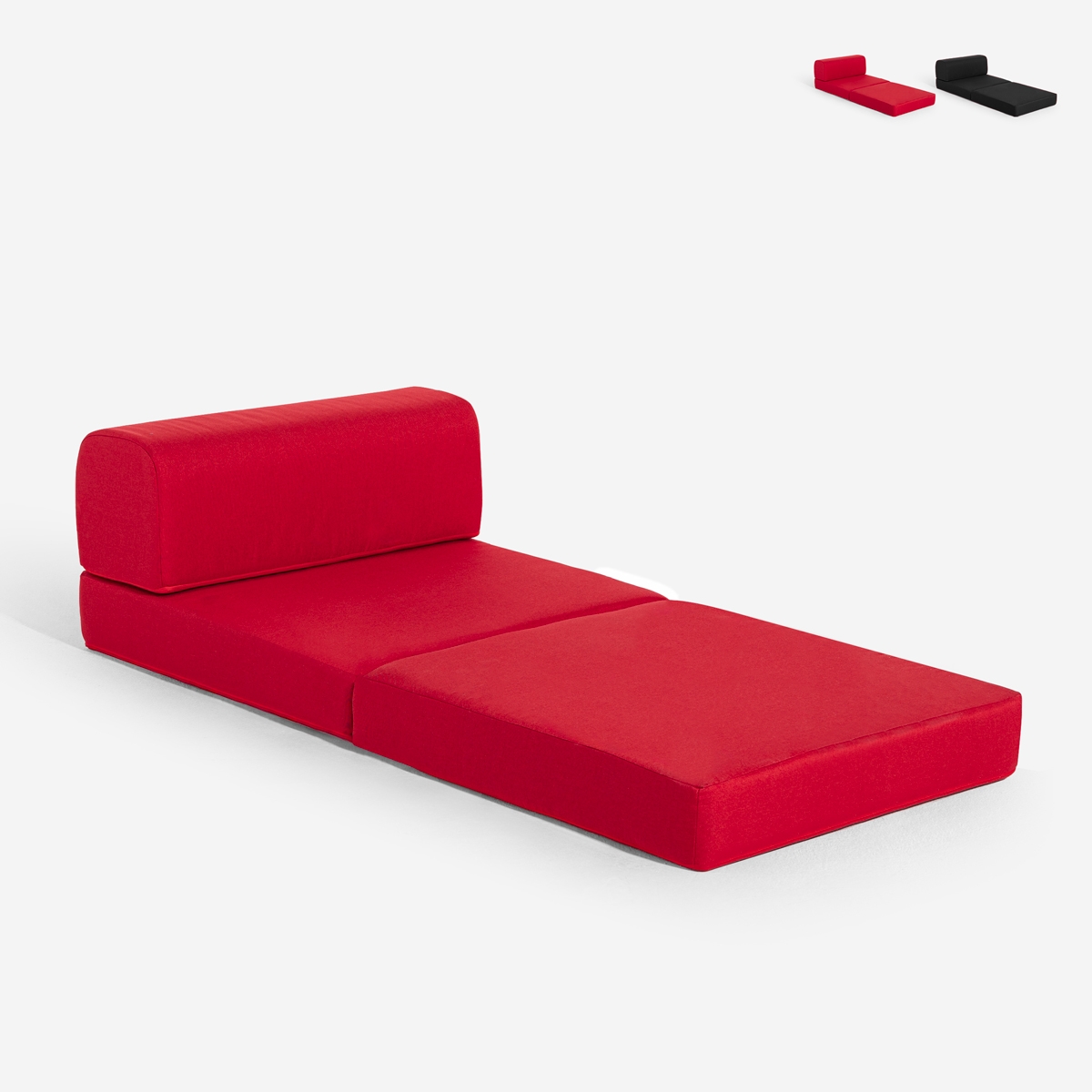 Poltrona letto pieghevole salvaspazio 2in1 in tessuto Betty Offerta Poltrona letto pieghevole salvaspazio 2in1 in tessuto Betty Offerta