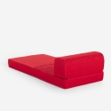 Poltrona letto pieghevole salvaspazio 2in1 in tessuto Betty Caratteristiche