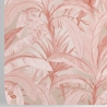 Carta da parati elegante raffinata per soggiorno Jungla Tropicale  Rosa Sconti
