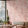 Carta da parati elegante raffinata per soggiorno Jungla Tropicale  Rosa Saldi