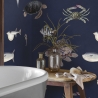 Carta da parati design marino realistico moderno Pesci Tropicali Blu Promozione