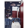 Carta da parati design marino realistico moderno Pesci Tropicali Blu Saldi