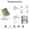 Carta da parate jungle adesiva con alberi Foresta Tropicale Verde Stock
