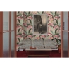 Carta da parati raffinata florale stile jungle Bosco Tropicale Rosa Sconti
