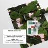 Carta da parati floreale jungle per soggiorno Foglie di Banano Rosa Scelta