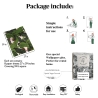 Carta da parati floreale jungle per soggiorno Foglie di Banano Rosa Modello